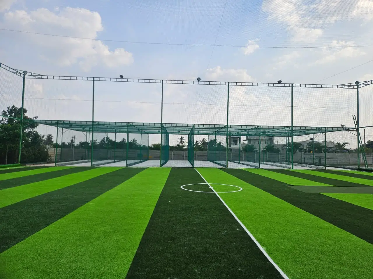 football and cricket turf in navanagar hubli